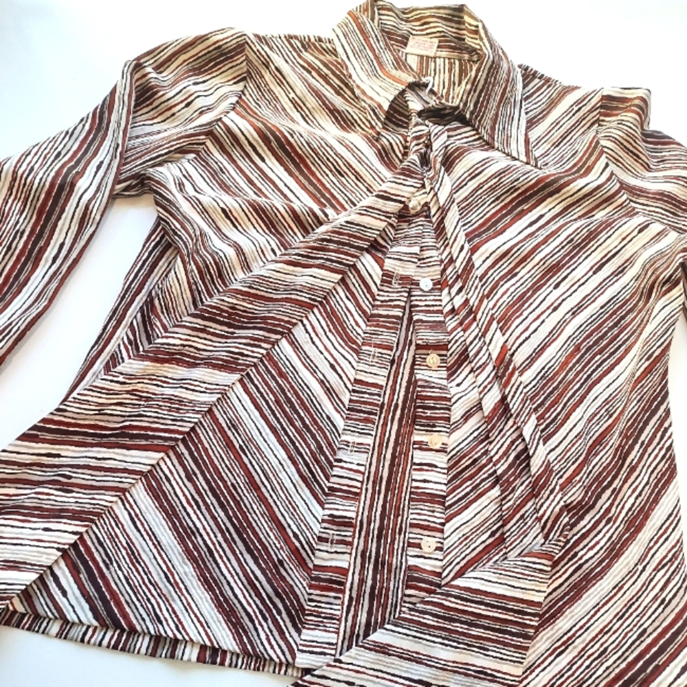 Vintage bow tie blouse